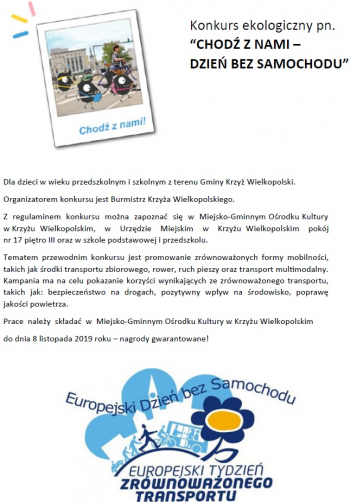 Chodź z nami - dzień bez samochodu