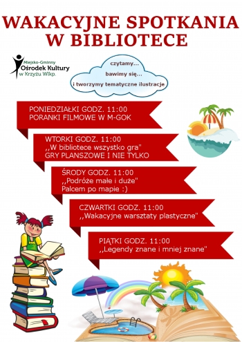 Zajęcia wakacyjne w Bibliotece