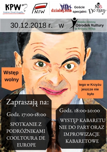 Spotkanie z podróżnikami CoolToura de Europe i występ kabaretowy Nie do pary