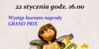 Finał XX Powiatowego Przeglądu Widowisk Świątecznych 
22 stycznia godz. 16:00
Występ laureata nagrody Grand Prix
sala widowiskowa Miejsko-Gminnego Ośrodka Kultury w Krzyżu Wielkopolskim
Zapraszamy