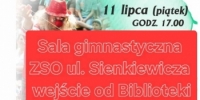 Spektakl teatralny
Marionetarium Clowna Pinezki
Park Miejski im. Jana Pawła II
godz. 17:00, 11 lipca