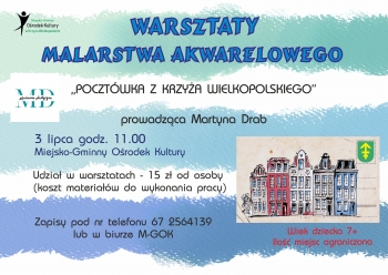 Warsztaty malarstwa akwarelowego 
