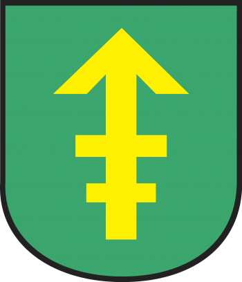Na obrazku znajduje się herb gminy Krzyż Wielkopolski.