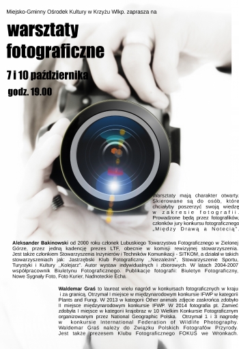 Warsztaty fotograficzne