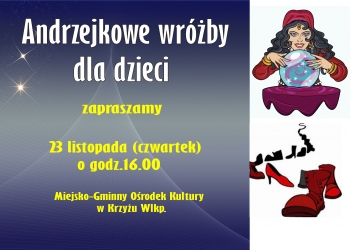 Andrzejkowe wróżby dla dzieci