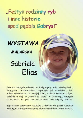 Wystawa 5-letniej Gabrysi