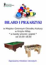 Bilard i piłkarzyki